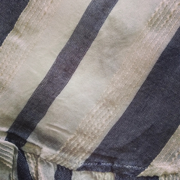 Vintage Havana Striped wrap mini skirt, size Small - Picture 2 of 9